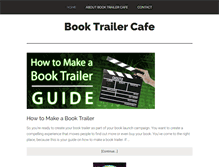 Tablet Screenshot of booktrailercafe.com